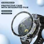 Huawei Watch GT4 / Watch 4 / Твърд удароустойчив кейс с протектор