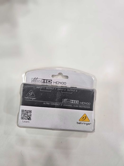Behringer HD400 – компактно решение за премахване на шум/hum(2 канала)