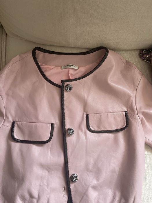 Дамско яке естествена агнешка кожа Шанел Chanel S