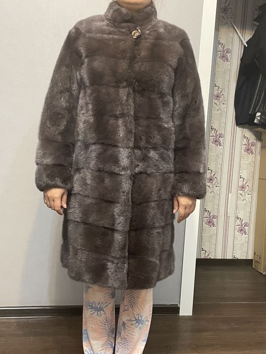 Норковая шуба в хорошем состоянии б/у