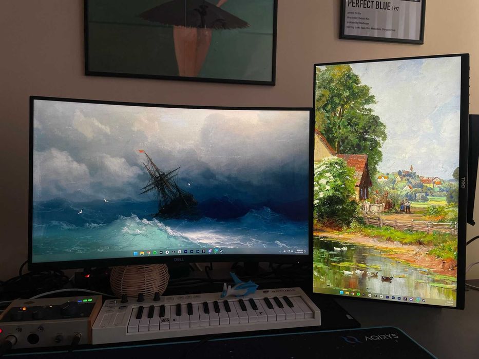 Doua Monitoare DELL - 27 & 24 Inch (165hz)