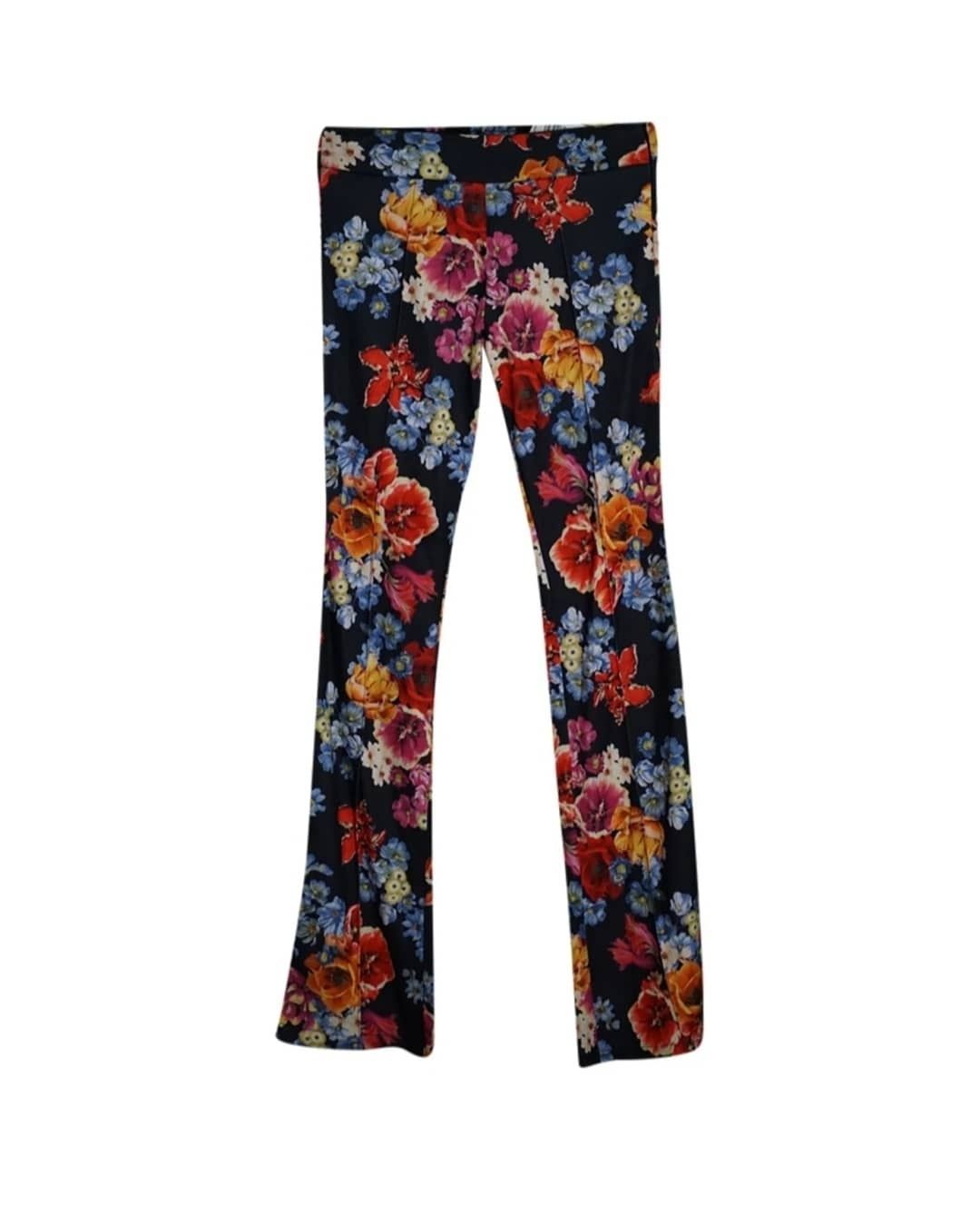Pantaloni evazati cu flori Noi ( stil Zara, shein )