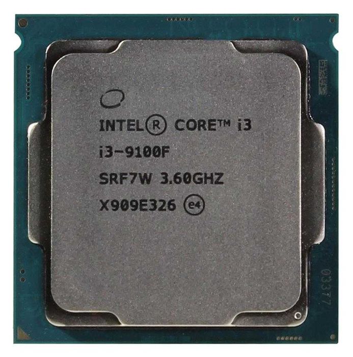 Процессор intel Core i3 9100F 4 ядра 4.2 Ghz LGA 1151 сокет