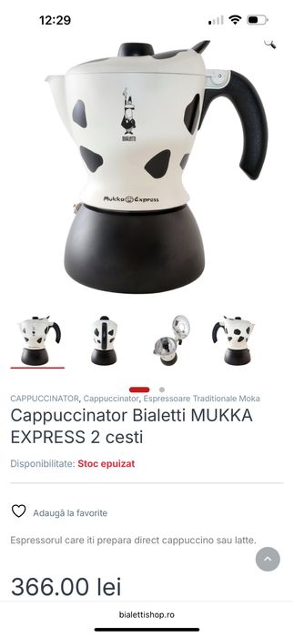 Bialetti Mukka Express varianta mare