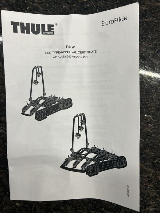 Thule EuroRide 940 – стойка за 2 велосипеда