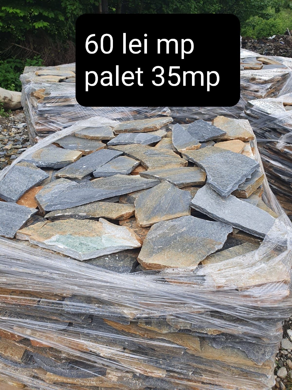 Piatra naturala cu montaj