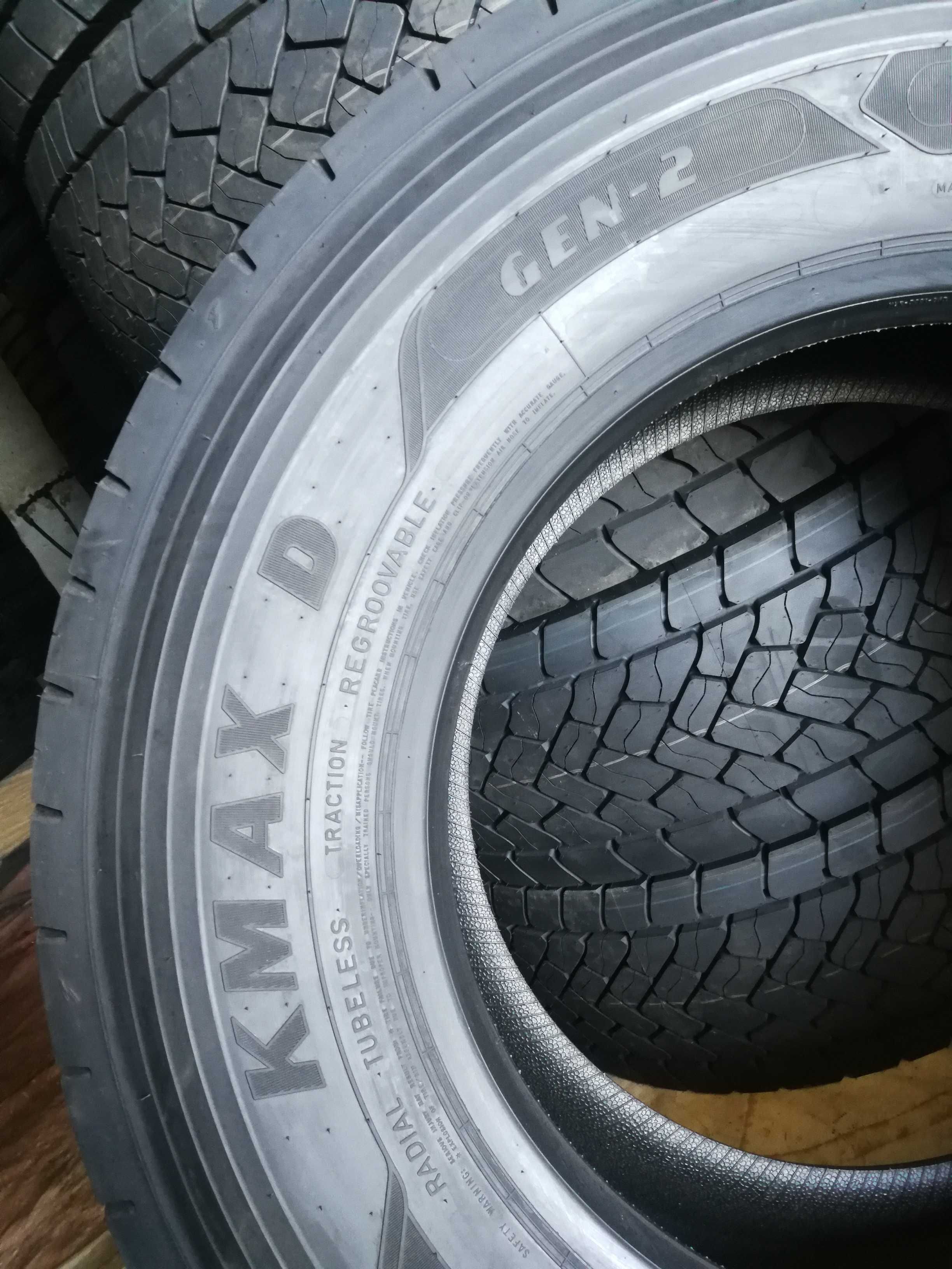 1 Нова гума R22.5 315/70 Goodyear KMax D Gen-2 154/150L M+S