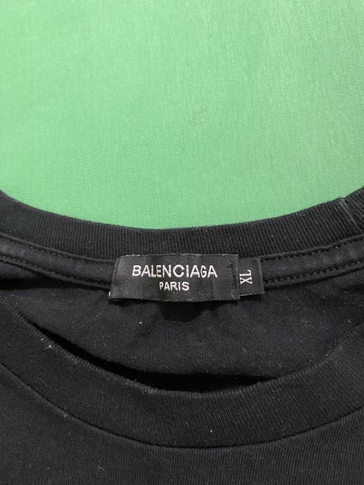 Tricou balenciaga crew negru L