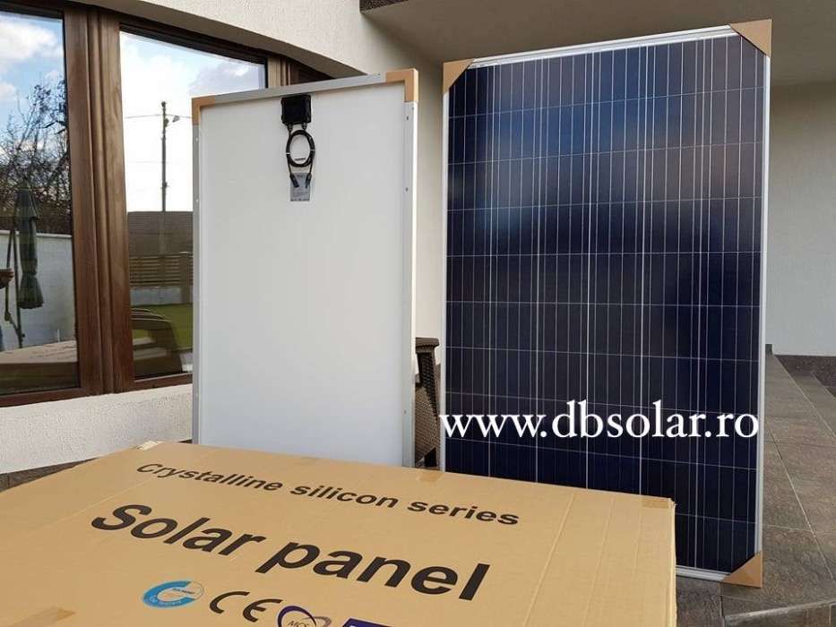 Panouri FOTOVOLTAICE SOLARE curent 265w 12v 24v Policristaline NOI ‼️