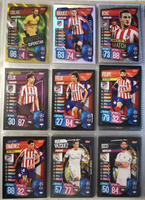 Colectie cartonase fotbalisti 2019/2020