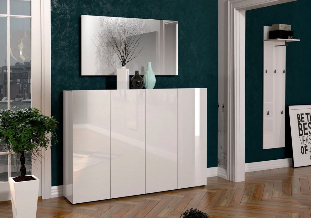 Pantofar Mister , Alb lucios , 160 cm latime