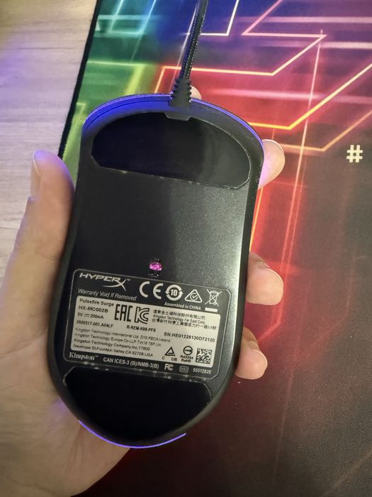 Мышь HyperX Pulsefire Surge HX-MC002B