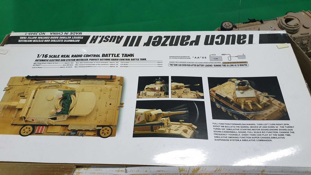 Tanc Panzer scara 1:16, radiocomandat