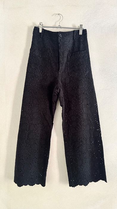 Кружевные брюки кюлоты ZARA в размере XS