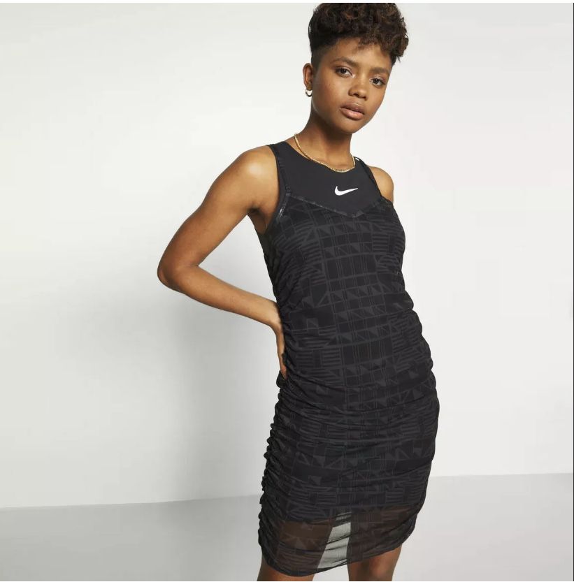 Nike Womens Sportswear Indio Layered Tank Dress CJ3000 757 Size Small