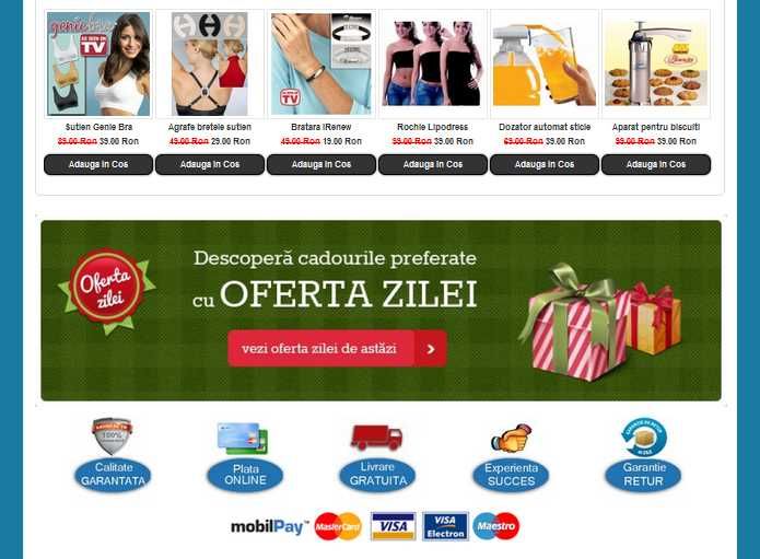 CadouriReduceri.ro - afacere profitabila la cheie magazin online