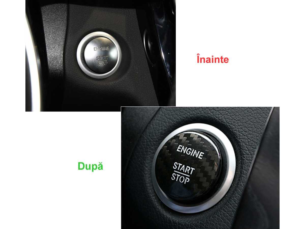 Buton start/stop în două culori pentru Mercedes