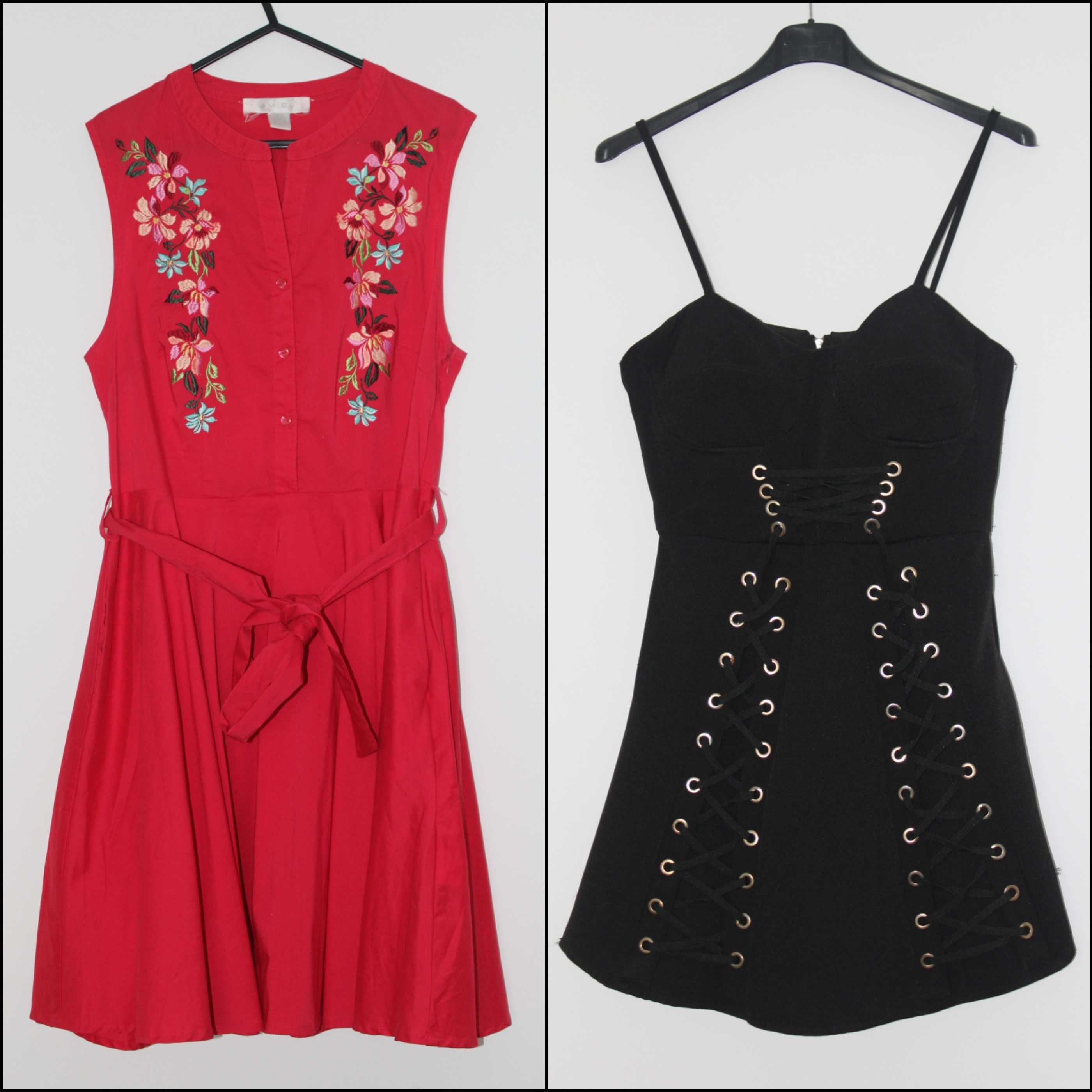 Дамски рокли, EUR: M, червена Amisу и черна