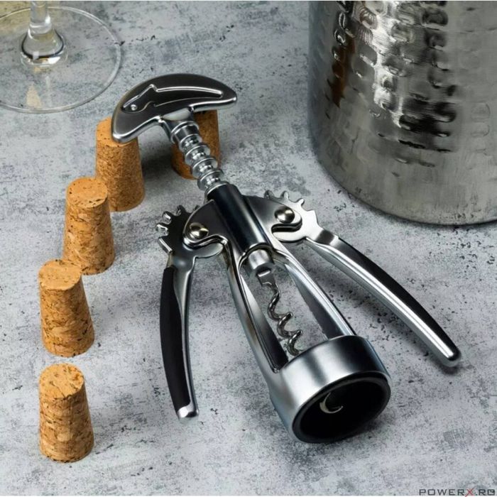 Tirbuson pentru sticle, din inox, solid, 6 x 17 cm, Kinghoff