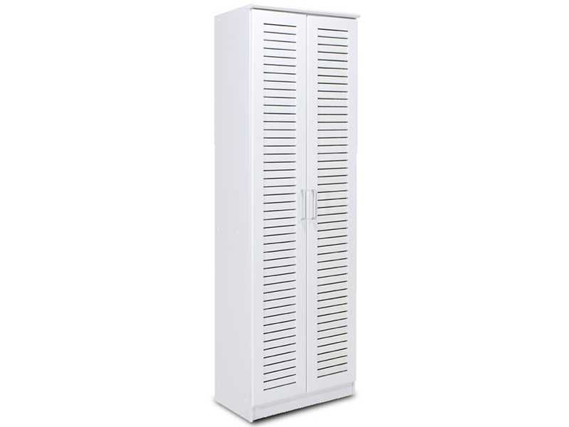 Шкаф за обувки, Sante, Бял, Мдф, 60х37х183см.