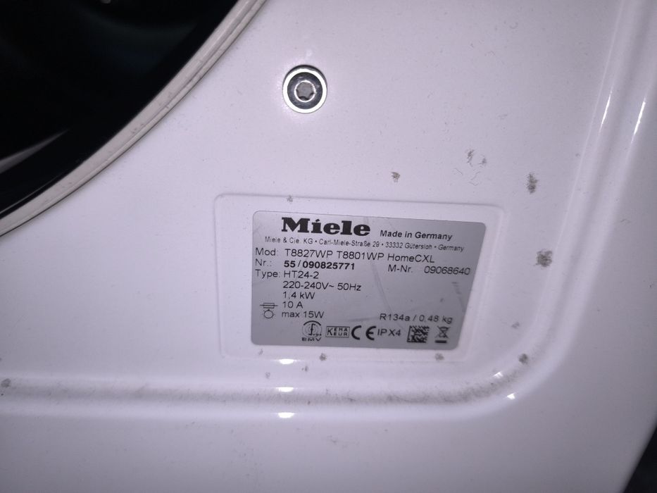 Сушилня Miele T 8801 WP HomeCXL - 8кг. Термопомпа. Клас А+