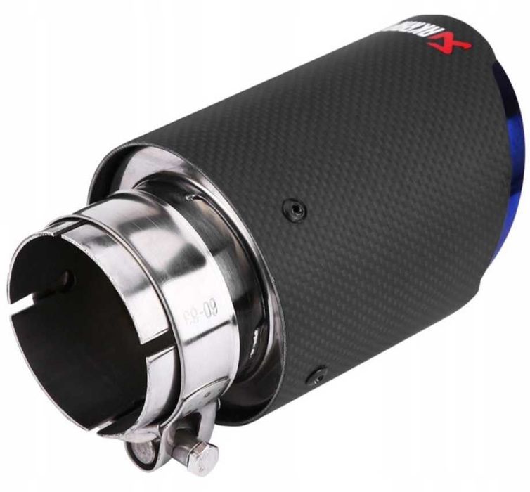 Akrapovic TP-CT 10 63-101 мм карбонова ауспухова тръба за автомобил