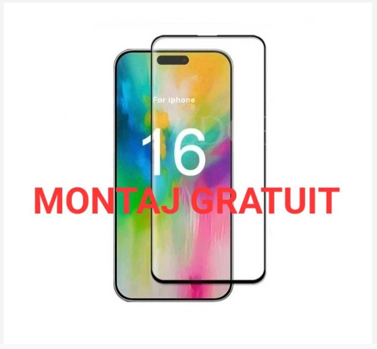 Folie de Sticla iPhone 12 . 13 Mini . 14 15 16 Pro Max 17