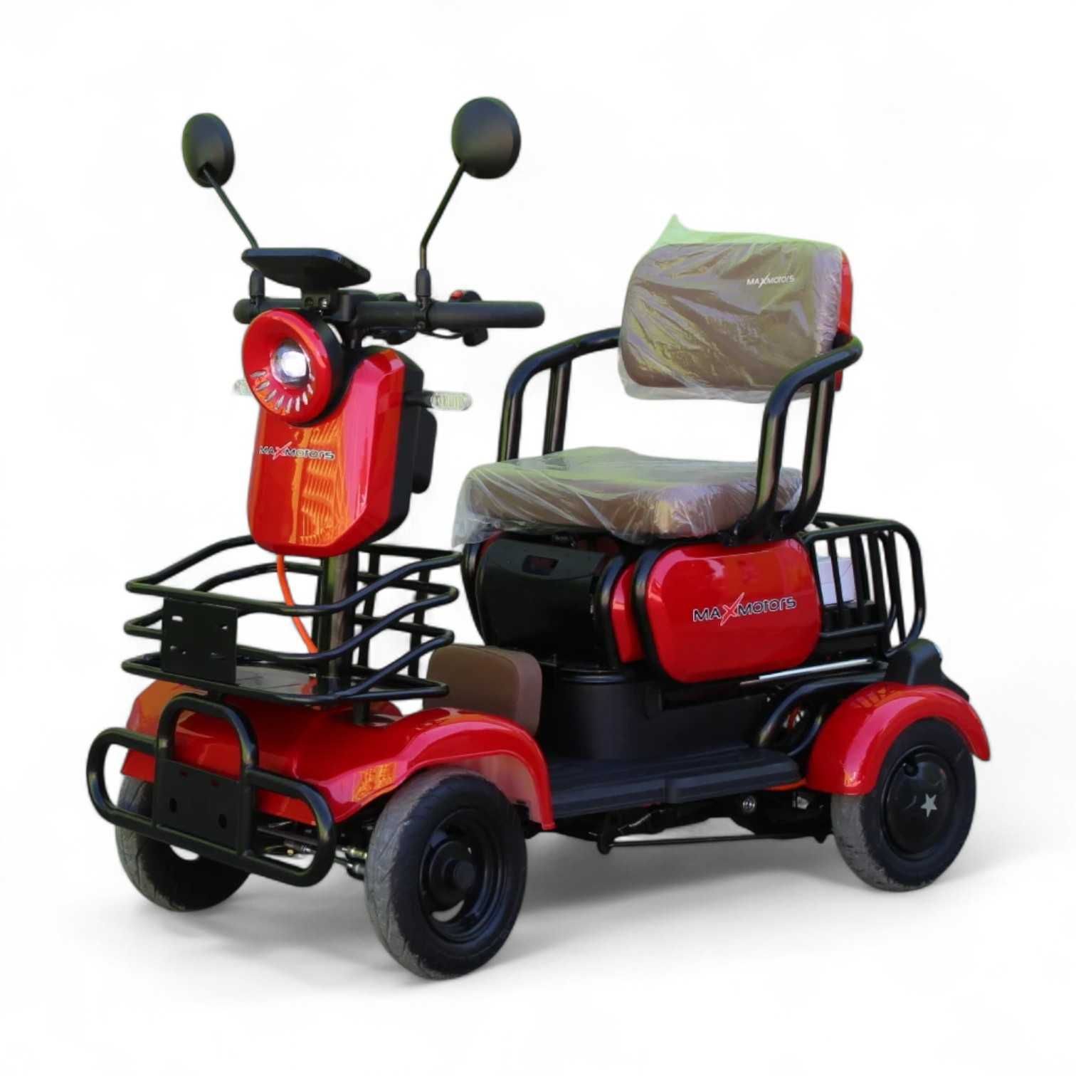 Електрическа триместна четириколка MaxMotors Х4 1500W - RED