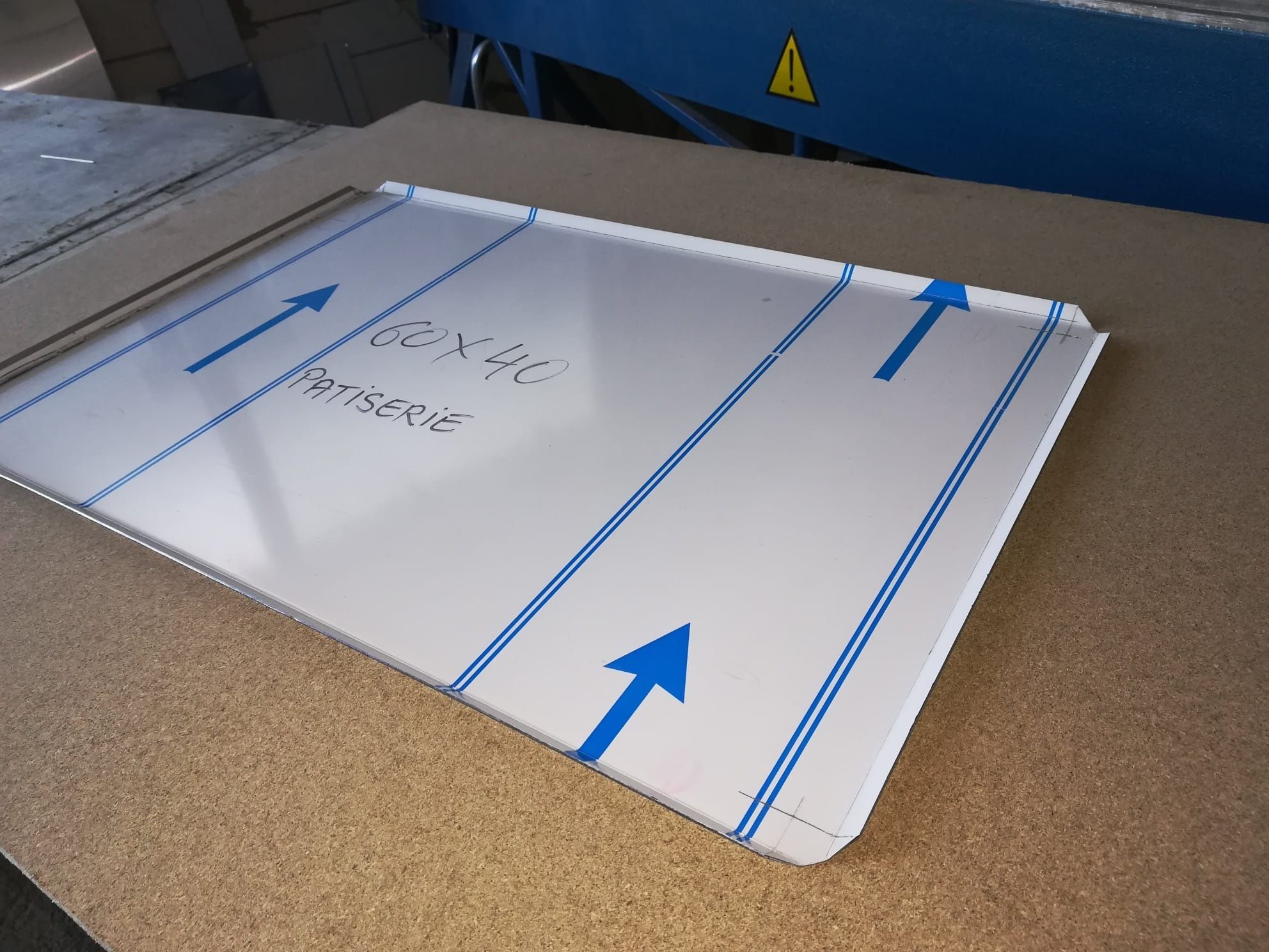 Tăvi din inox 60 x40x4