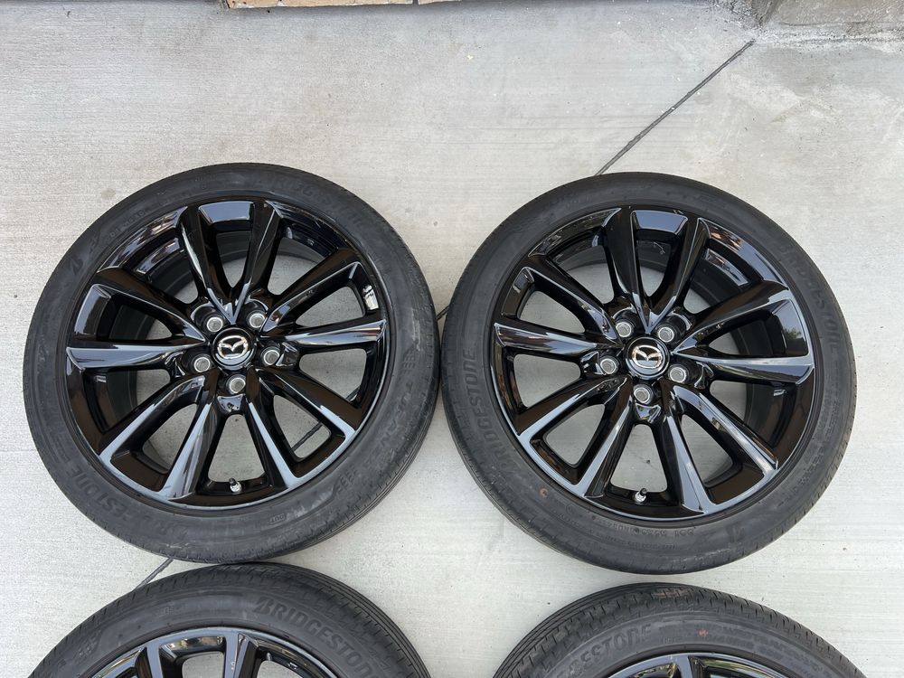 18” джанти 5x114.3 Mazda ОРИГИНАЛНИ с гуми Bridgestone 215/45/18