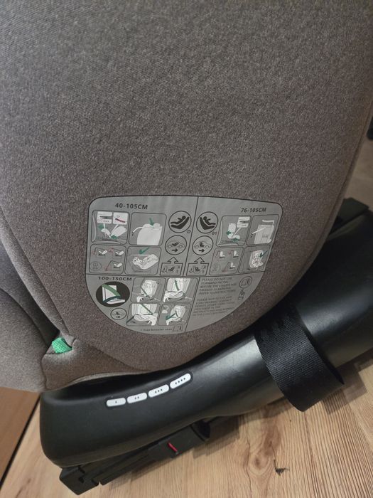 Стол за кола Kikka Boo I-SIZE I-COMFORT 360° ISOFIX (40-150 см) кафяво