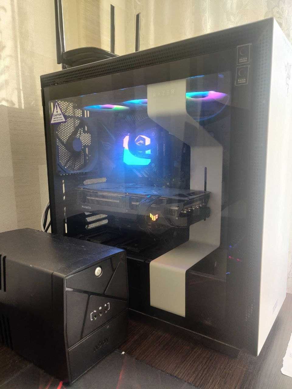 Геймърски компютър/ I7 10700K/Водно/32GB/RX 6700XT 12GB/1TB SSD/Win11
