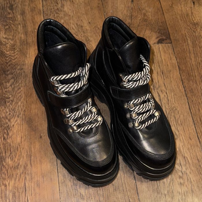 Ботинки демисезонные кожаные