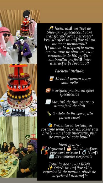 Bar mobil Evenimente Poligon de shot-uri