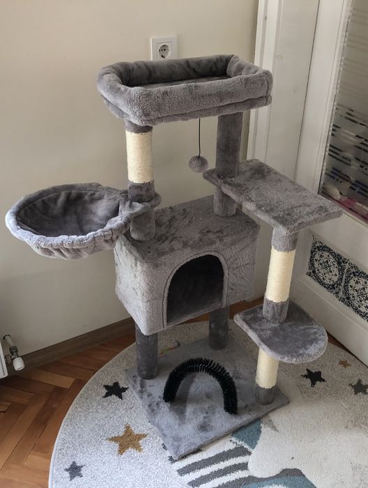Котешка Катерушка Кула Къща Дърво 106 см