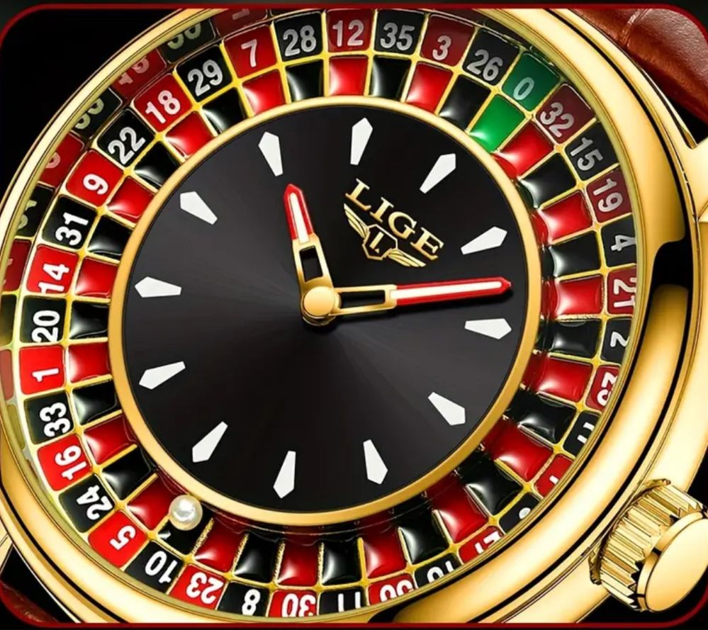 Ceas cu cadran ruleta
