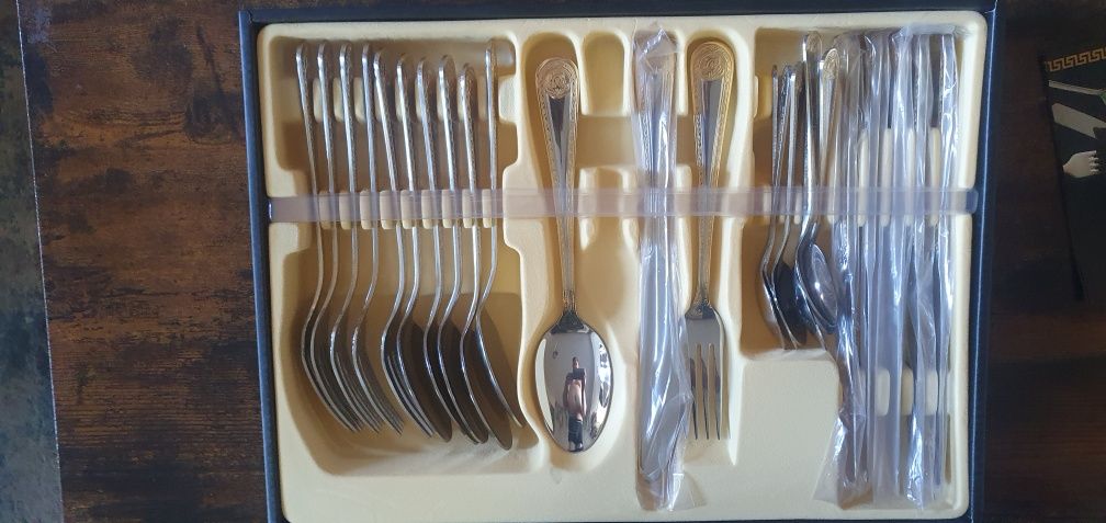 Set oale si vase inox swiss si set tacamuri premium Italy