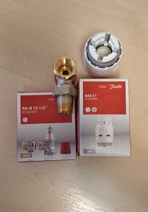 Danfoss robineti cu tur calorifer termostatat, 1/2, noi, sigilat, 6 bu