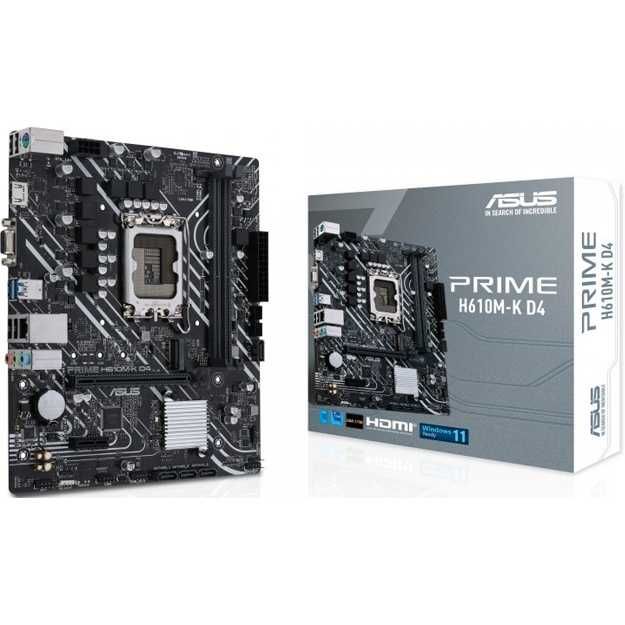Материнская плата - Asus Prime H610M-K D4