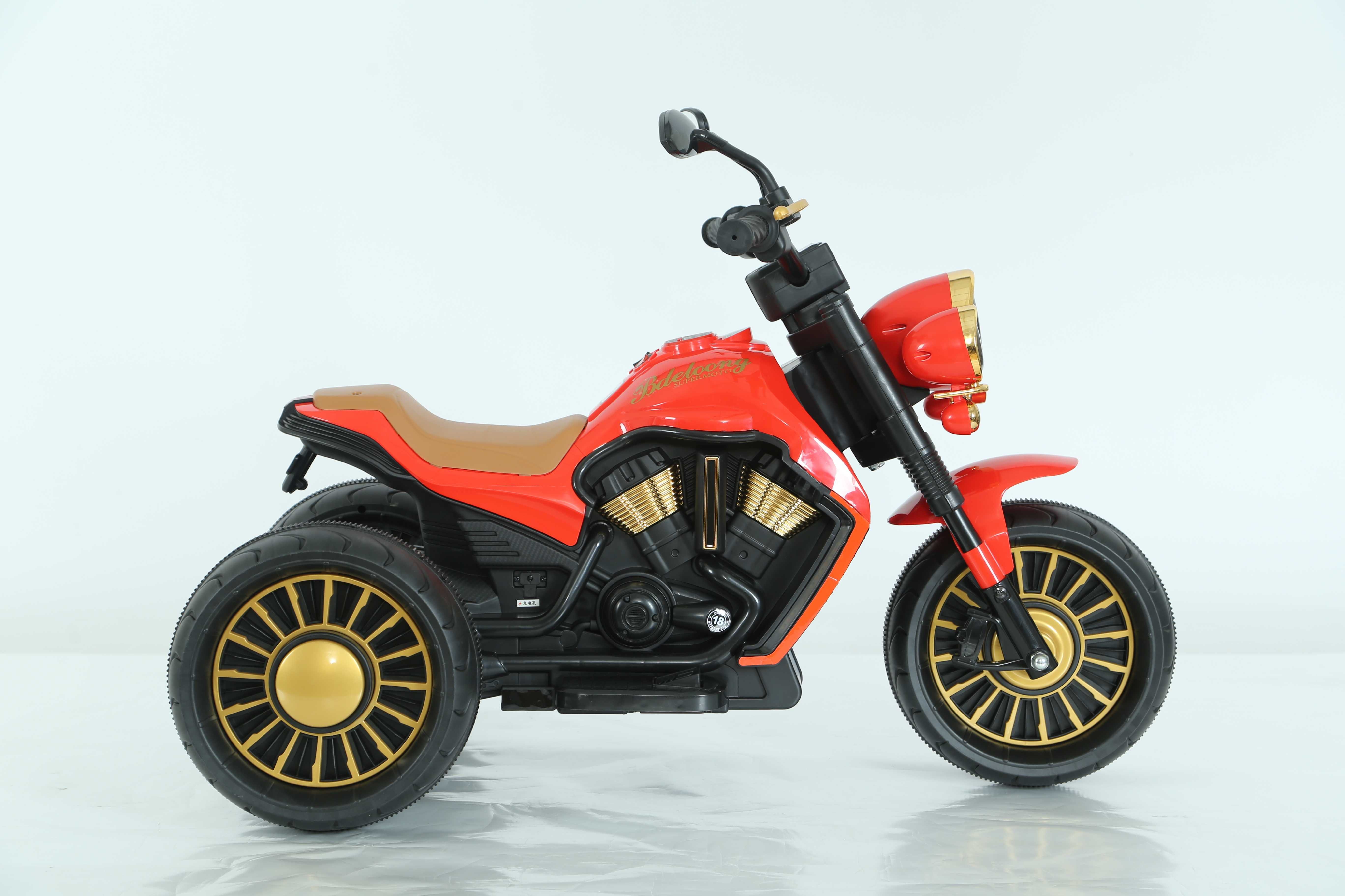 Motocicleta electrica cu 3 roti Kinderauto BJDL2388 2x 35W 6V, RC, RED