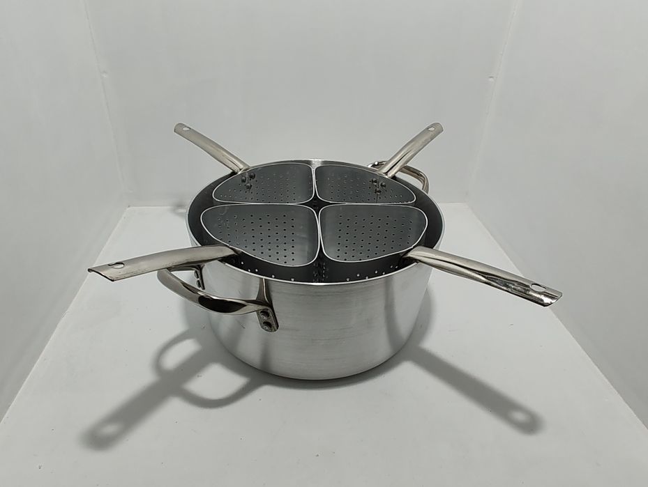 Pardini oala aluminiu cu cosuri pentru fierbere 36 cm