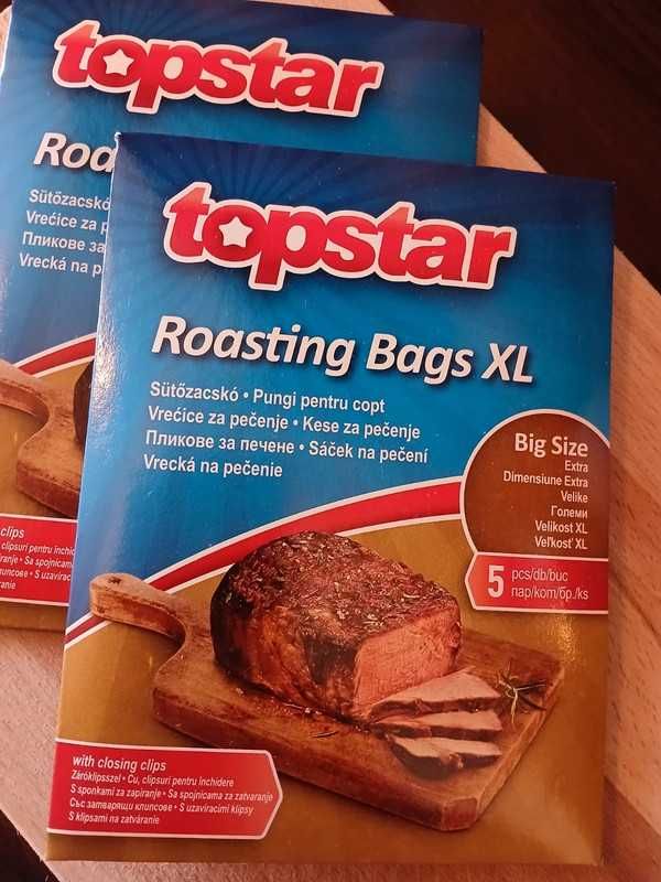 Pungi alimentare copt la cuptor Topstar XXL (13 seturi, 5 buc/set)