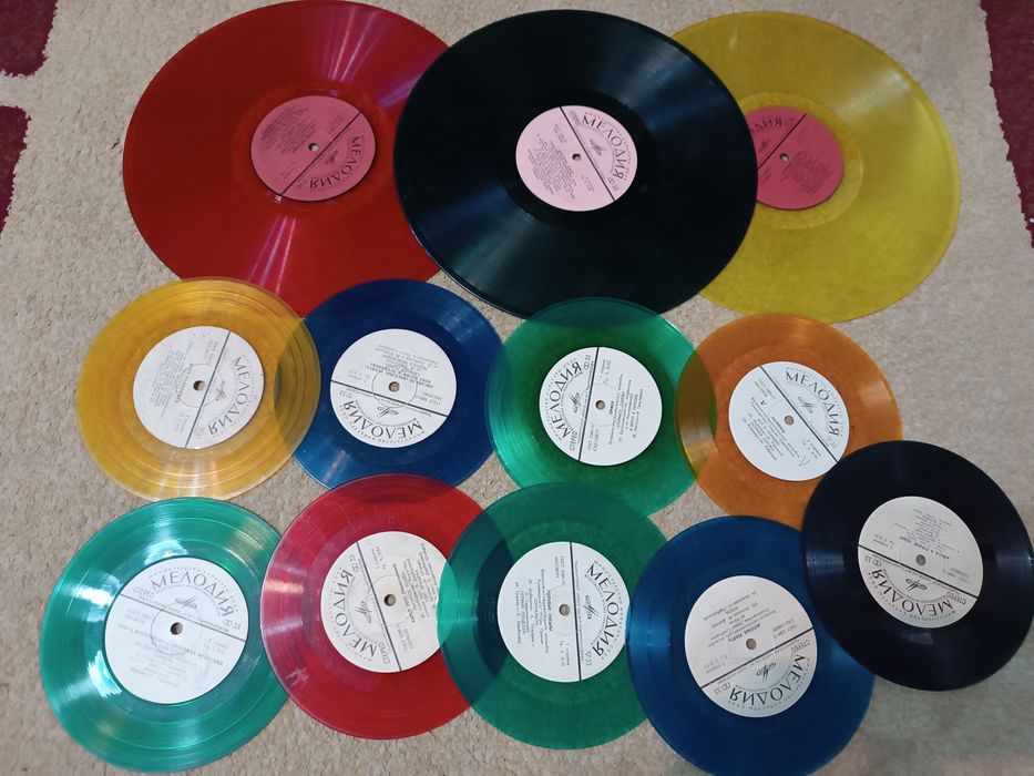 Пластинки цветные для оформления