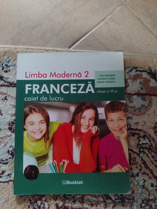 caiet de lucru clasa 6 a , franceză