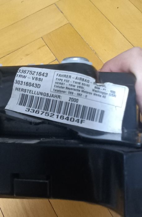 Vand Airbag BMW E46