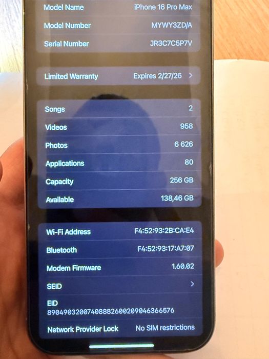 IPhone 16pro max