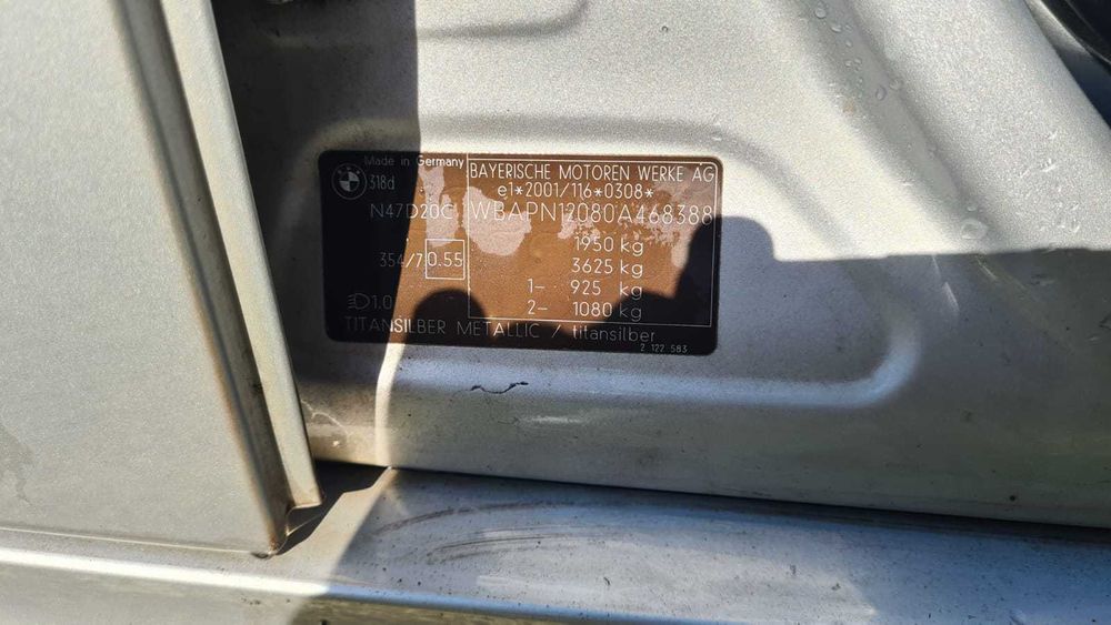 Dezmembrez Dezmembrari Bmw Seria 3 E90 Berlina Facelift 2.0 D N47d20a