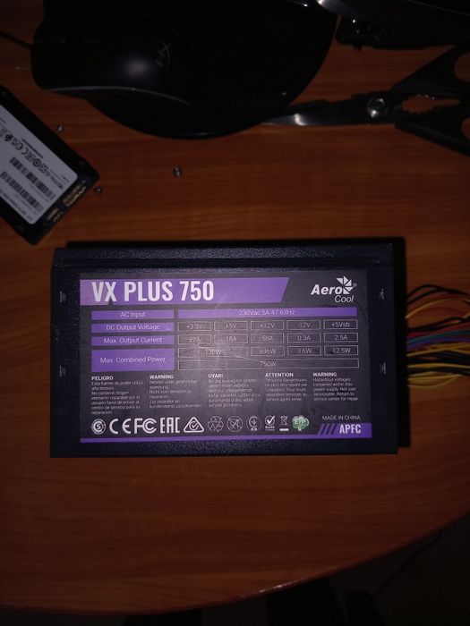 Sursa AeroCool VX Plus 750W 80+