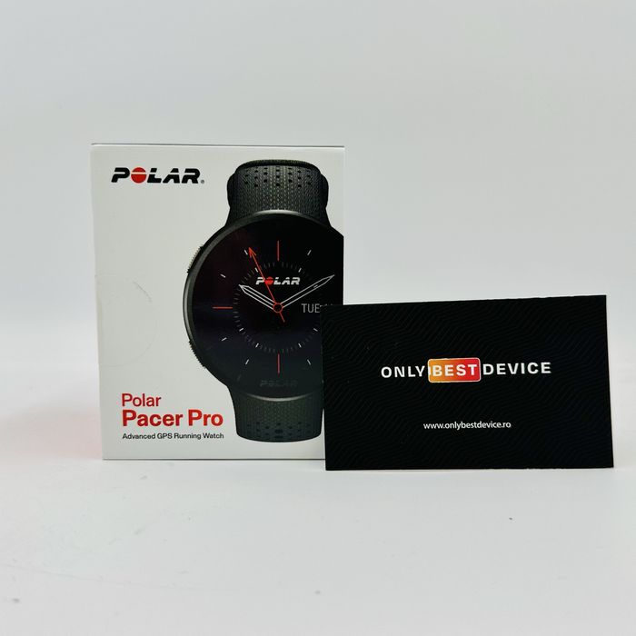 Smartwatch Polar Pacer Pro Carbon Grey S-L
