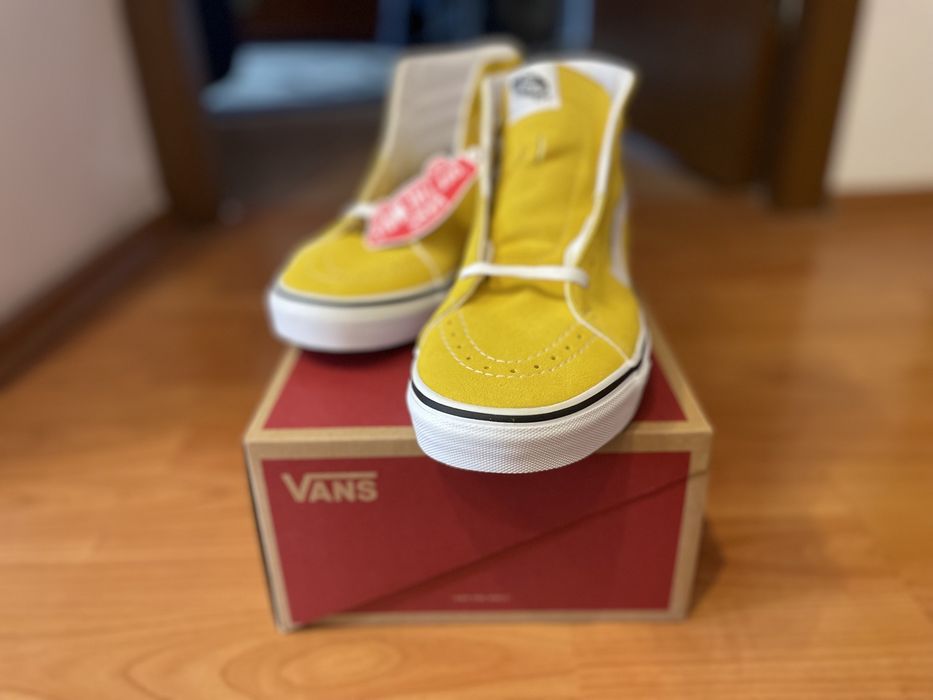 Vand VANS Sk8-Hi Cyber Yellow/True White 10.5us 44eur